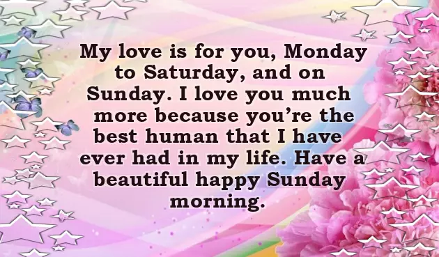 Good Morning With Sunday Wishes