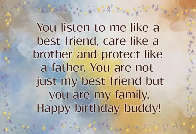 Bday Wishes For Male Bestie