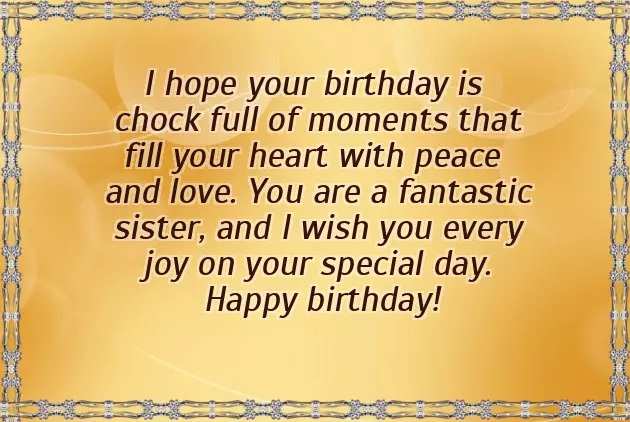 Happy Birthday Wishes Cute Sister Happy Birthday Wishes Cute Sister