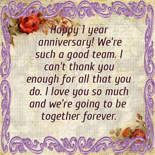 1 Year Relationship Anniversary Quotes