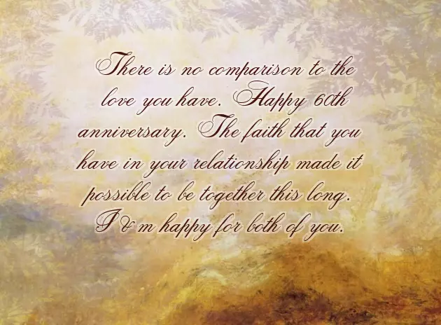 60Th Wedding Anniversary