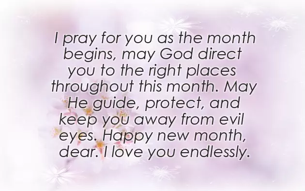 New Month Message To Husband