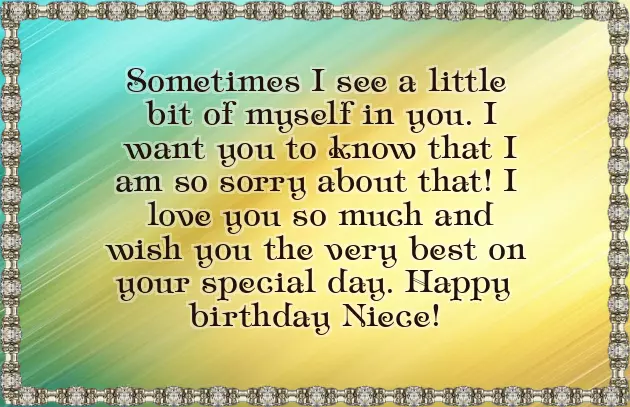 Words For A Niece On Her Birthday