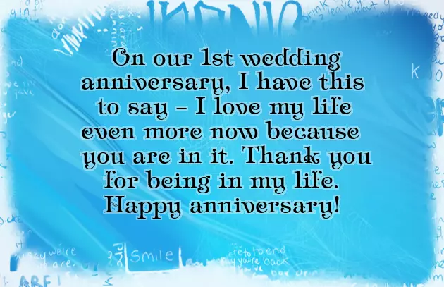 1 Marriage Anniversary Wishes 1 Marriage Anniversary Wishes
