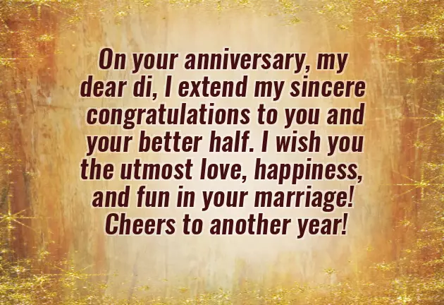 Marriage Anniversary Wishes To Di And Jiju Marriage Anniversary Wishes To Di And Jiju