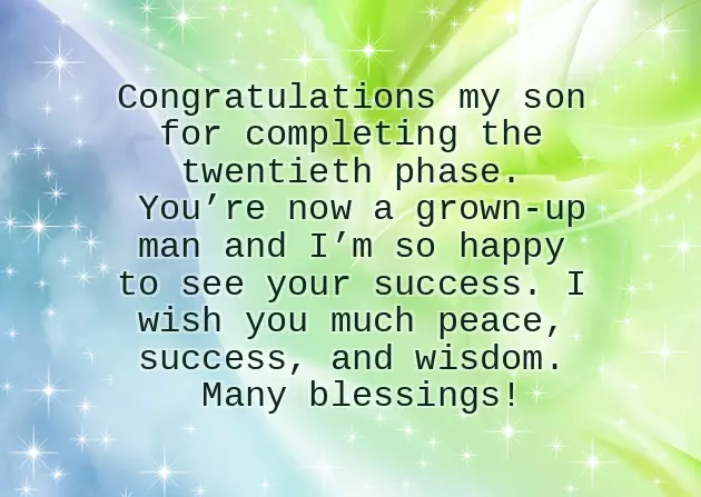 Birthday Wish For Little Son From Mom