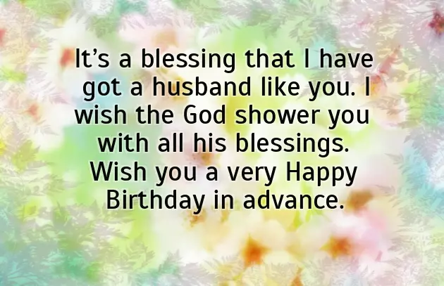 Bday Quote For Husband