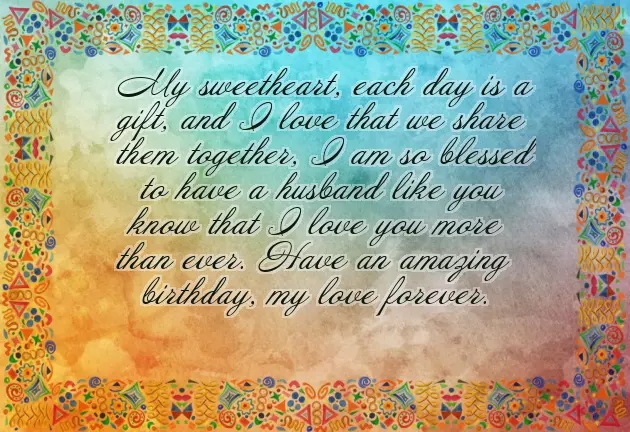 Happy Birthday Husband