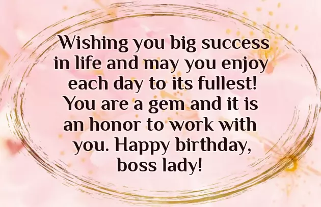Happy Birthday Lady Boss Quotes