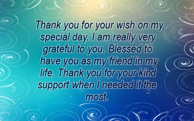A Message Of Thanks For Birthday Wishes A Message Of Thanks For Birthday Wishes