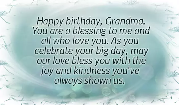 Happy Birthday Greetings For Grandma