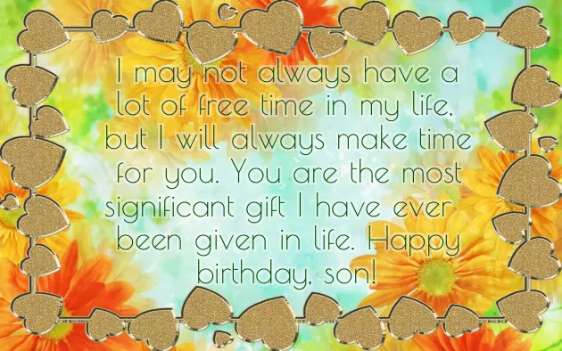 Happy Birthday First Son