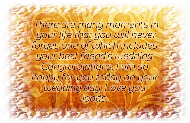 Best Wishes To Married Couple