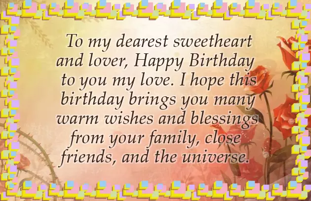 Birthday Letter For Someone Special