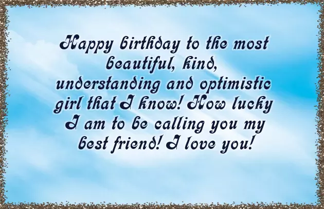 Happy Birthday For A Lady Friend