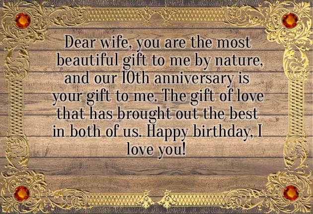 Birthday Wishes For Wife Poem