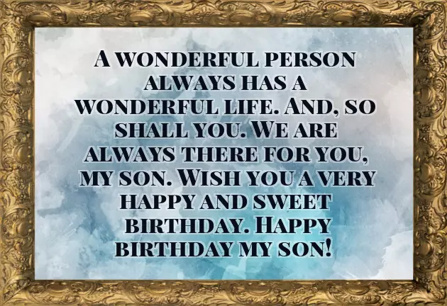 Wishing Son Birthday