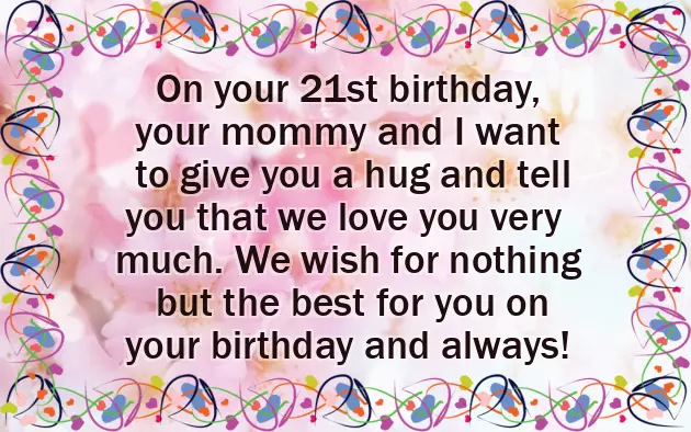 21St Birthday Greetings For Daughter 21St Birthday Greetings For Daughter