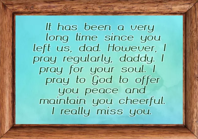Happy Fathers Day Message To My Father In Heaven