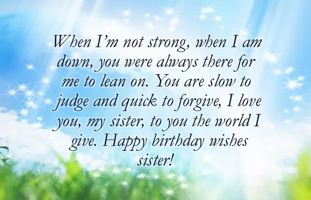 Best Birthday Wishes For Sister