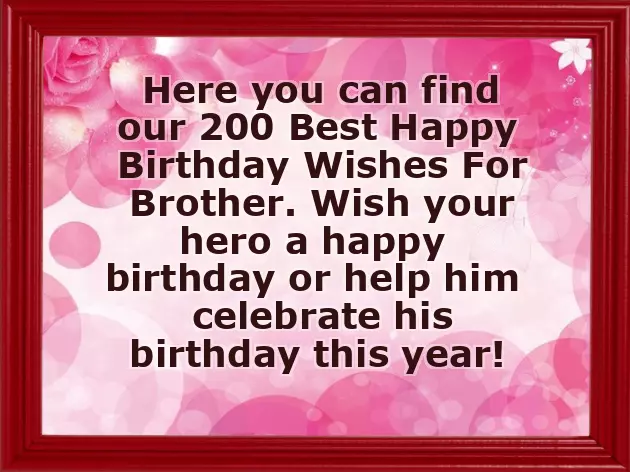 Birthday Wishes For Brother Free Download Birthday Wishes For Brother Free Download