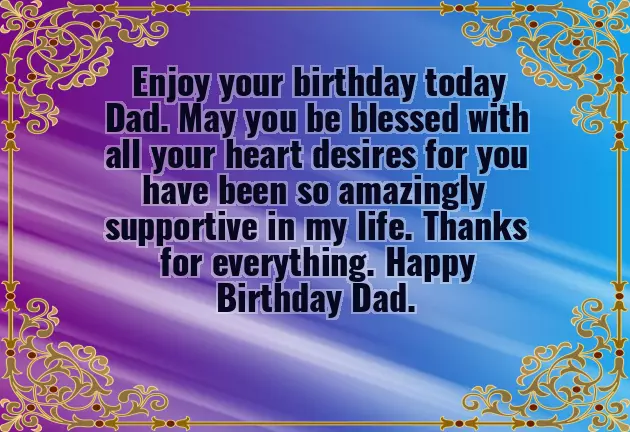 Happy Birthday To The Best Father