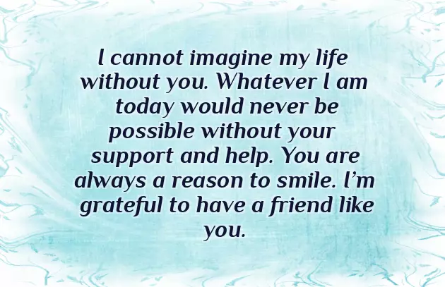 Thank You For Your Warm Wishes And Blessings