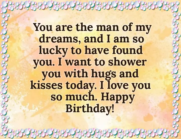 Bday Message For Him