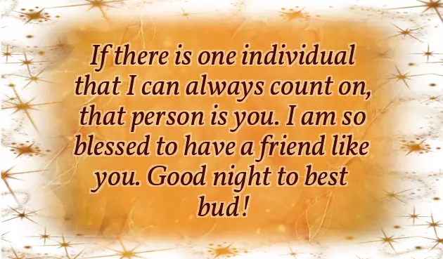 Sweet Good Night Text For A Friend