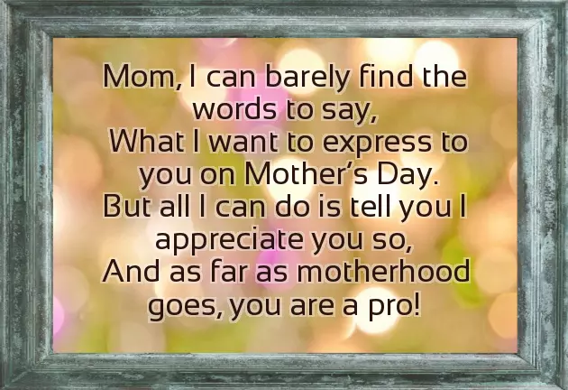 Mothers Day Poems For Mum