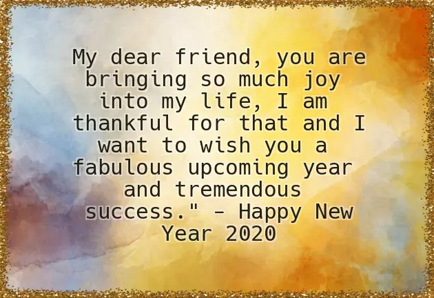 Wish You A Happy New Year In Advance