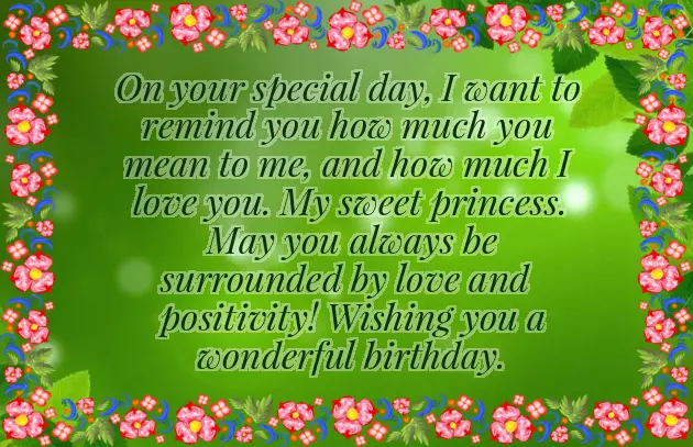 Happy Birthday My Princess Happy Birthday My Princess