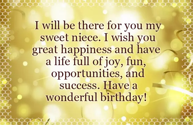 Bday Msg For Niece