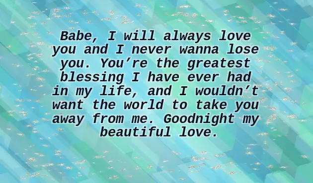 Romantic Good Night Wishes For Her