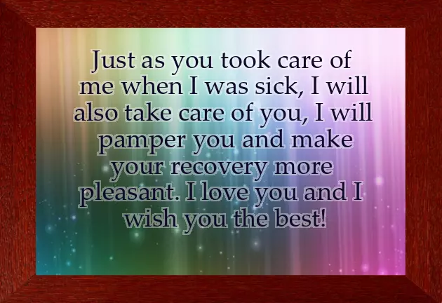 Quick Recovery My Love