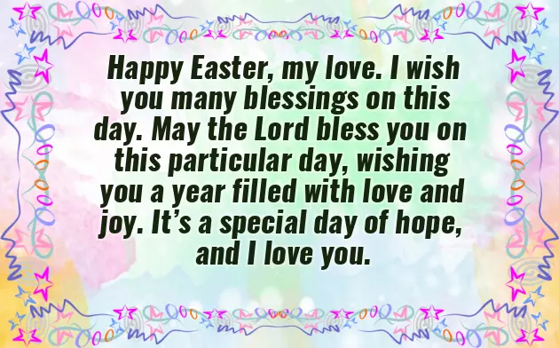 Happy Easter For Girlfriend