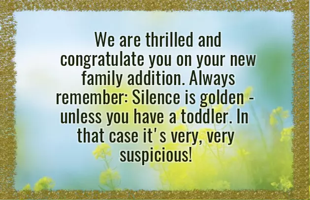 New Baby Message From Parents New Baby Message From Parents