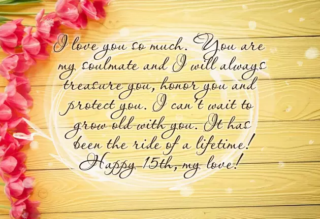 15Th Marriage Anniversary Wishes