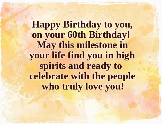 Happy Bday 60 Happy Bday 60
