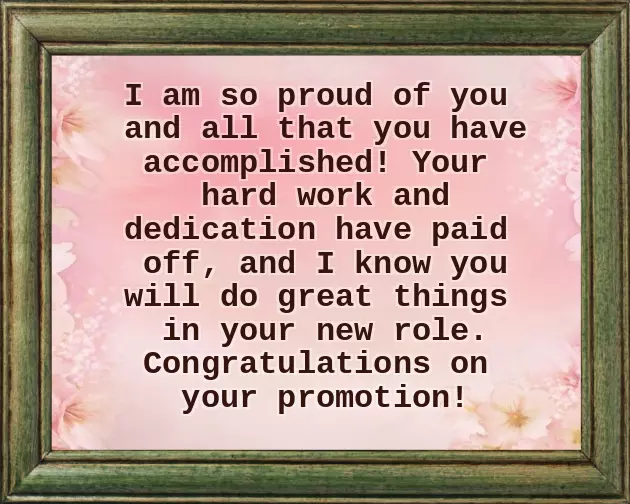 Best Promotion Wishes Best Promotion Wishes