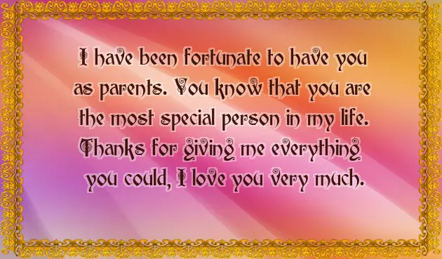 Greetings For Parents