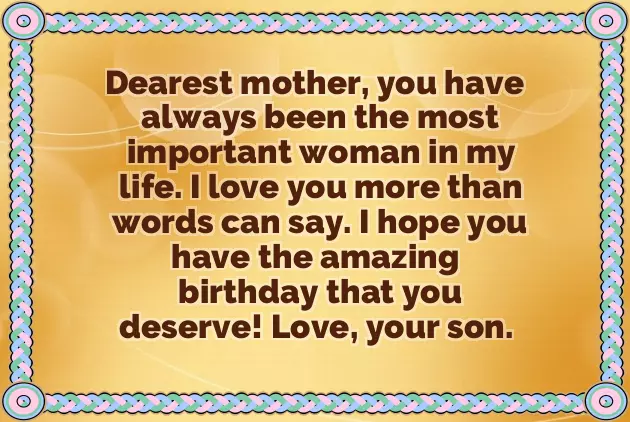 Caption For Happy Birthday Mom