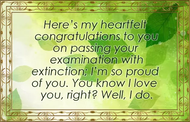 Congratulations Wishes For Exam Passed