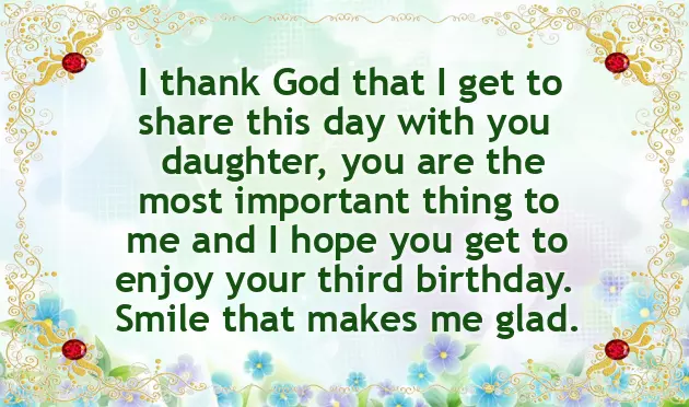 Happy Birthday 3 Year Girl Happy Birthday 3 Year Girl