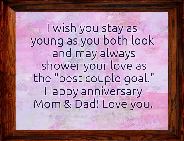 Simple Anniversary Wishes For Mom And Dad