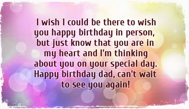 Wishing Father On His Birthday Wishing Father On His Birthday