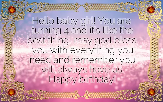 Birthday Wishes For A Little Baby Girl