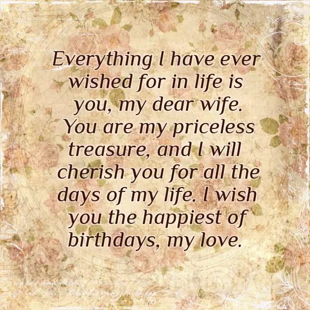 Happy Birthday My Wifey