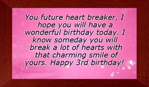 Happy 3Rd Birthday Wishes To My Son