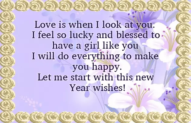 New Year Message For Girlfriend